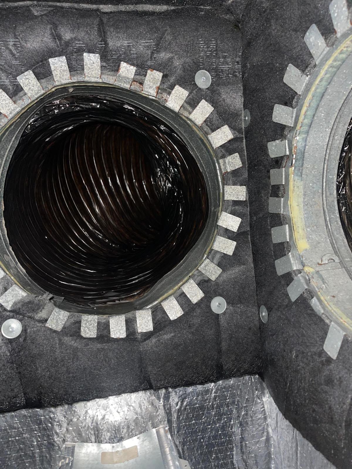 flex duct cleaning in older Cypress Texas home